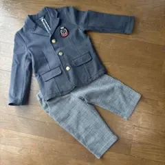 HusHush サンカンシオン　キッズ フォーマル　ブレザー チェックパンツ