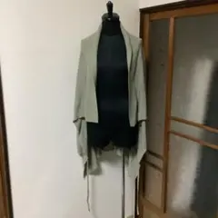 グリーン長袖カーディガン　asknow as de base