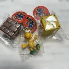 スーパーマリオ　マスコットフィギュア3個セット