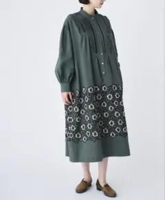 ⭐︎ミナペルホネン美品2024s/s sound drop ステンカラーコート