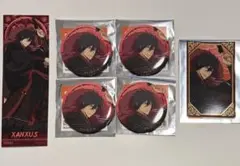 REBORN 武技絢爛 マルイ ザンザス 缶バッジ レア キャラカード 特典