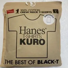 【新品未使用】Hanes KURO スリーブレス シャツ L サイズ 黒のサムネイル