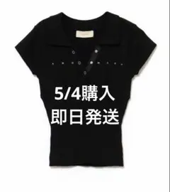 andmary Lindsay logo tops black - メルカリ