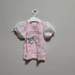 バースデイ マイメロディ　クロミ　半袖Tシャツ 袖バルーン