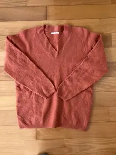 レディース　ニット　トップス　Ｖネック　フリーサイズ