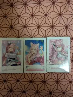 ホロライブ チェキ風カード 博衣こより3種セット