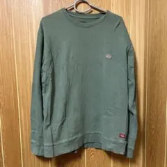 Dickies XL 薄手スウェット　 グリーン　オリーブ　ディッキーズ