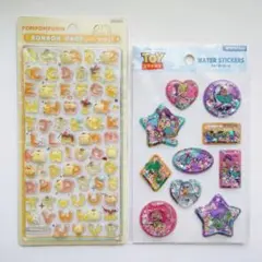 【正規品】サンリオ ボンボンドロップシール 文字 ポムポムプリン ディズニー