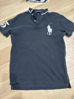 最終値下げ早い者勝ちPOLO RALPH LAUREN ポロシャツ ブラックのサムネイル
