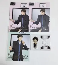 黒子のバスケ カラオケの鉄人 ポストカード アクリルスタンド 日向 木吉