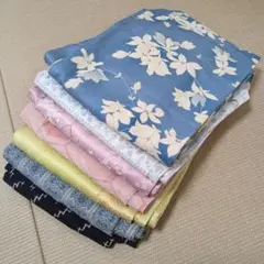 h*i様 3750 小紋着物まとめ売り7着！リメイク•お稽古用など☆
