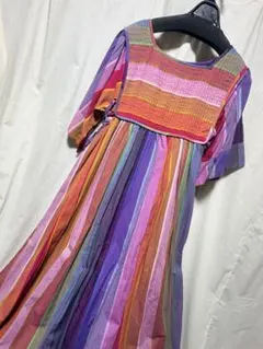 サーキュラーワンピース メキシカン vintage - メルカリ