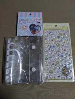 ボンボンドロップシール　しずくちゃん　サンリオ　おはじきシール　3点セット