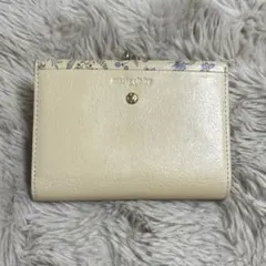 【5/15まで】marieclaire 二つ折り財布 クリーム