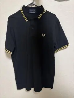 FRED PERRY ブラックポロシャツ 42