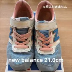 New Balance 996 スニーカー ブルー/ピンク 21.0cm