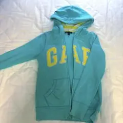 GAPKids パーカー ロゴ入り ミントグリーン