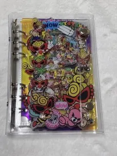 ヒスミニ　シャカシャカシール帳　バインダーA6 台紙１５枚