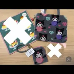 未使用 サンリオ シナモロール フェイラー 手付き巾着＆ポーチ FEILER