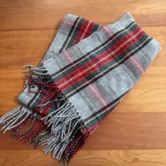 チェック柄マフラー　ストール
