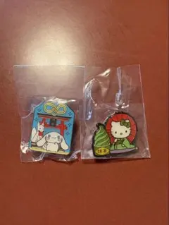 サンリオ ご当地ピンズコレクション 京都 ハローキティ、シナモロール　セット