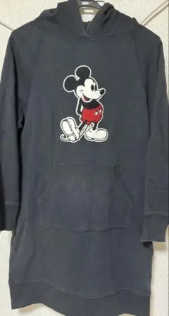 UNIQLO ミッキーマウス パーカー ワンピース　　　Mサイズ　ブラック