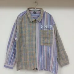 ScoLar Parity ストライプ/チェック　 長袖シャツジャケット 　М