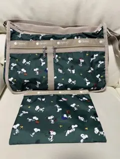 新品】レスポートサック スヌーピー ピーナッツ 2way ショルダーバッグ 