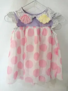 BABY CHEER 貝殻 ドット柄 チュニックのサムネイル