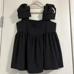 BIRTHDAYBASH ケープリボンブラウスS ボウタイバースデーバッシュ