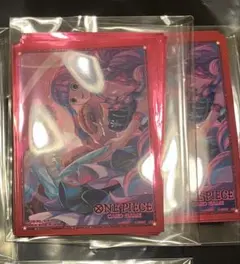 ONE PIECE カード スリーブ ミホーク&ペローナ