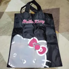 Hello Kitty エコバッグ 黒色