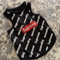 Supreme 犬用タンクトップ ブラックのサムネイル