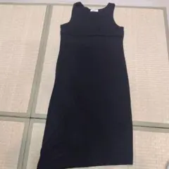 Milktea 授乳服 ノースリーブ ワンピース ブラックのサムネイル