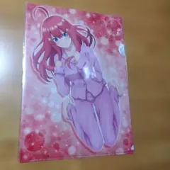 8563 五等分の花嫁 中野五月 パジャマ姿　Ａ−４クリアファイル