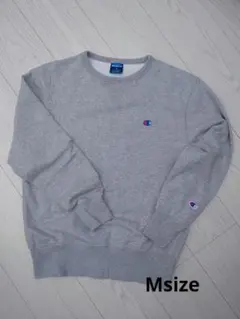 Champion グレー クルーネック スウェット M