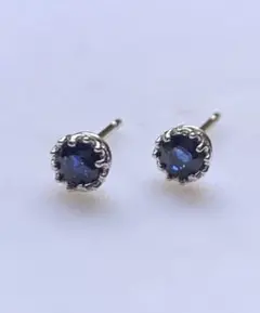 k10WGサファイアピアス