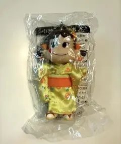【未開封】不二家 アイドルペコちゃん 着物ペコ マスコット フィギュア レトロ