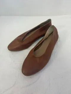 Stilmoda レザーフラットシューズ ブラウン　37のサムネイル