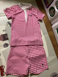 サマンサタバサ　チェック柄 ポロシャツ ショートパンツ セット M ゴルフウェア