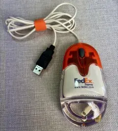 FedEx 有線マウス 透明ボディ　レア物