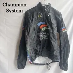Champion System ナイロンジャケット 【S 】ブラック　フルジップ