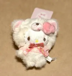 ふわもさドール　キティ　サンリオ　Sanrio マスコットホルダー　ハローキティ