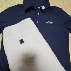 Callaway ポロシャツとホワイトパンツセット
