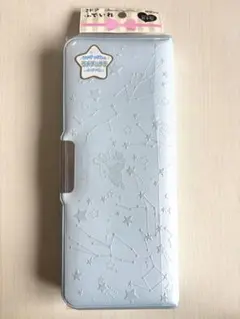 【新品未使用未開封品】2ドア 小学生用筆箱　星座柄 ライトブルー