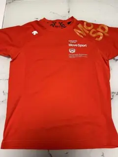 DESCENTE Move Sport Tシャツ レッド