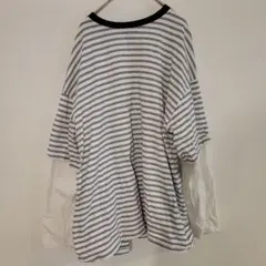 NIKO AND ... ボーダー 長袖 Lサイズ