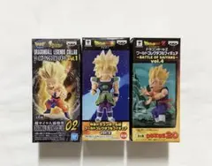 ドラゴンボール ワールドコレクタブルフィギュア　3種のサムネイル