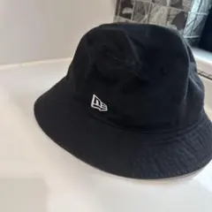 NEW ERA ブラック バケットハット S M