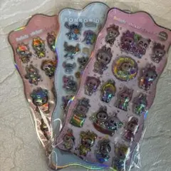 ラブブ　スティッチシール　3枚セット